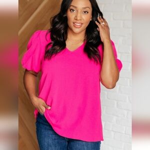 JODIFL Boxy Puff Sleeve Blouse